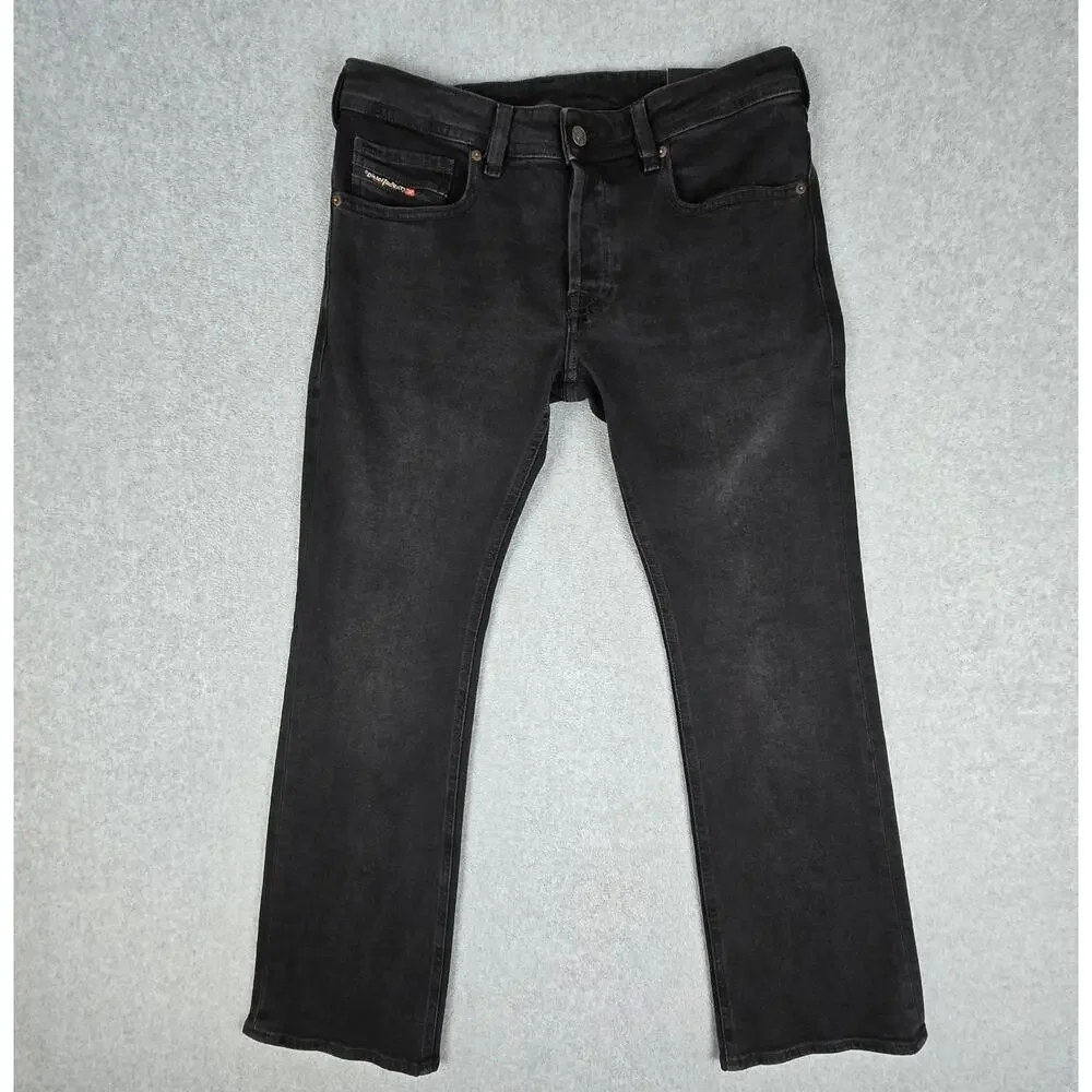 NWT Diesel Mens 34x31 Black Button Fly 2007 Zatiny Jeans
